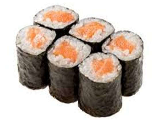 Order Salmon Roll  (6pcs) food online from Shogun Japanese Restaurant store, Palm Harbor on bringmethat.com