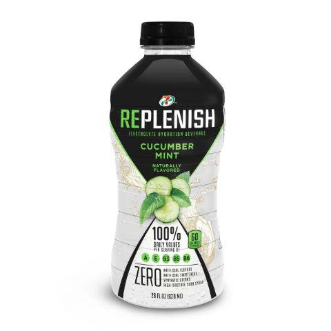 Order 7-Select Replenish Cucumber Mint 28oz food online from 7-Eleven store, South Daytona on bringmethat.com