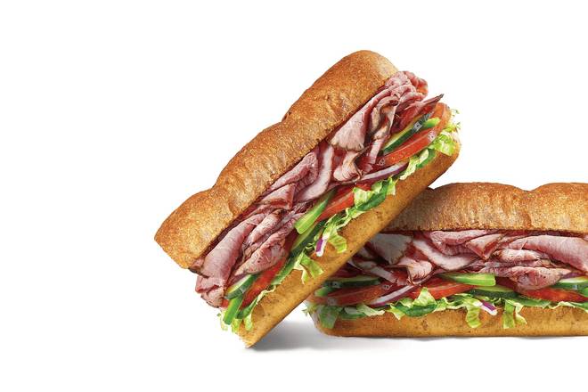 Order Roast Beef Footlong Pro (Double Protein) food online from Subway Sandwiches & Salads store, Essex on bringmethat.com