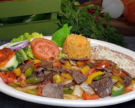 Order Bistec a la Mexicana food online from Los Fernandez store, Streamwood on bringmethat.com