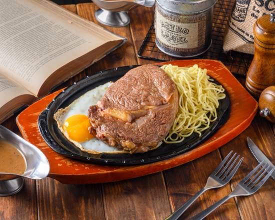 桃園市中壢區美食 白鬍子厚切牛排 內壢長春店 網友評價 菜單 推薦餐點 食記 外送優惠 飢餓黑熊app