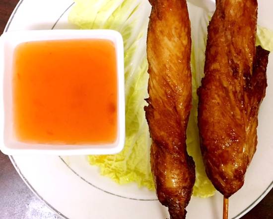 Order 108.Chicken Teriyaki (2 pcs) 鸡肉串 food online from China Chalet store, Florham Park on bringmethat.com