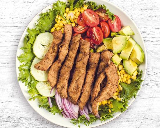 Order Ensalada De Chicken Tiritas food online from Noches De Colombia store, Fairview on bringmethat.com
