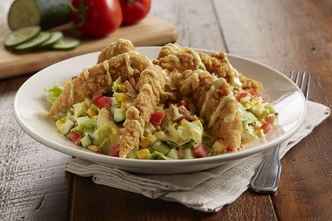 Order Honey-Crisp Chicken Salad food online from Bj Restaurant & Brewhouse store, San Diego on bringmethat.com
