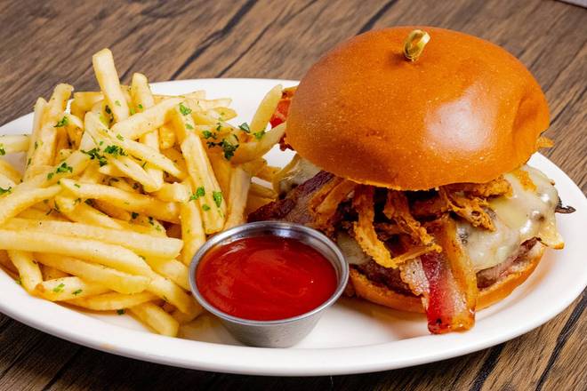 Order 33 Taps Burger food online from 33 Taps store, Los Angeles on bringmethat.com