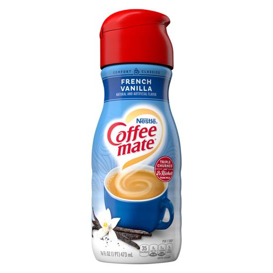 Order Coffee mate French Vanilla Creamer 16oz food online from Everyday Needs by Gopuff store, Tampa on bringmethat.com