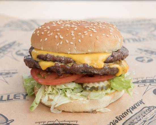 Order Double Cheeseburger food online from Kidd Valley store, Seattle on bringmethat.com