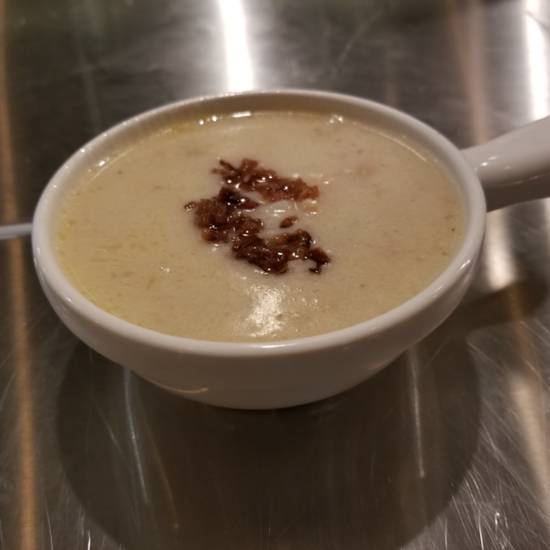 Order Clam Chowder Cup food online from The Fancy Fish store, San Diego on bringmethat.com