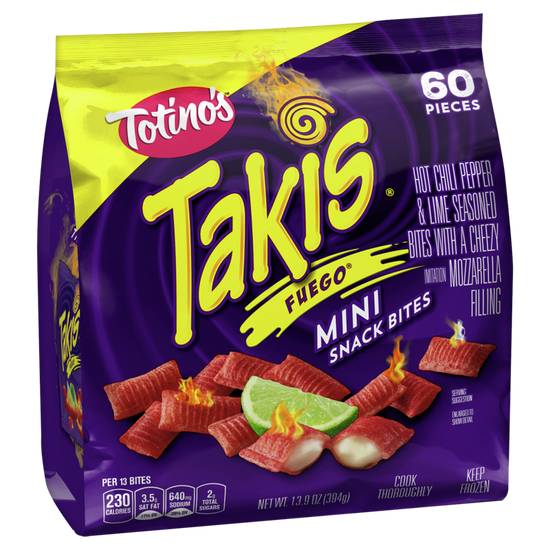 Order Totino's Frozen Takis Fuego Mini Snack Bites 13.9oz food online from Everyday Needs by Gopuff store, Santa Rosa on bringmethat.com