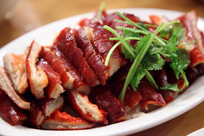 Order Crispy Pork Intestine food online from Hong Kong Alleys Kitchen store, Union Park on bringmethat.com