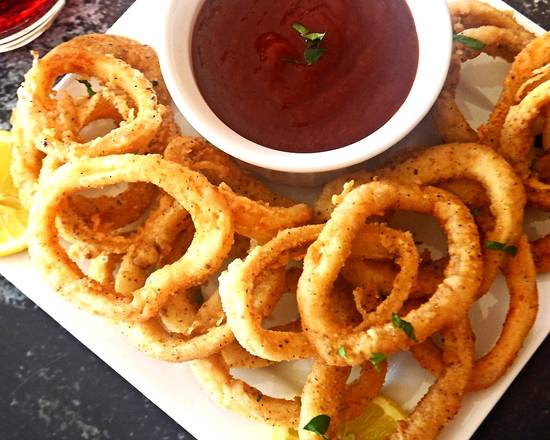 Order Fried Calamari food online from The Mad Claw store, Rancho Cucamonga on bringmethat.com