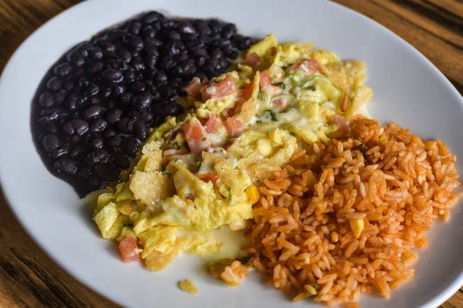 Order Migas (V, GF) food online from Kerbey Lane Cafe store, Austin on bringmethat.com