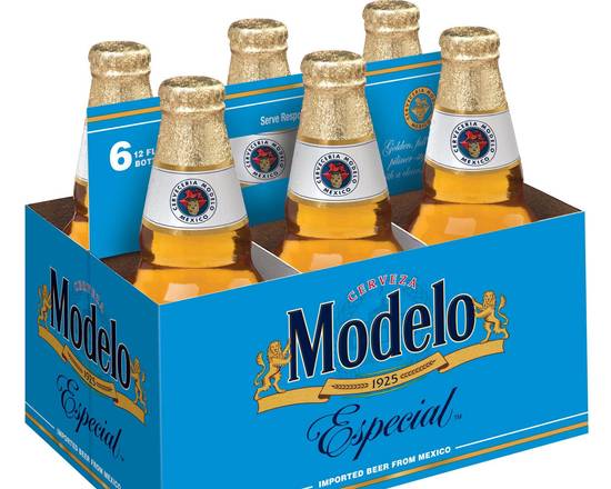 Order Modelo Especial, 6pk-12oz bottle beer (4.4% ABV) food online from Golden Ox Liquors store, Saint Augustine on bringmethat.com