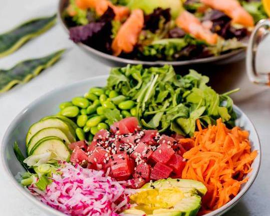 Order Tuna Poke food online from Crema Gourmet Espresso Bar store, Miami on bringmethat.com