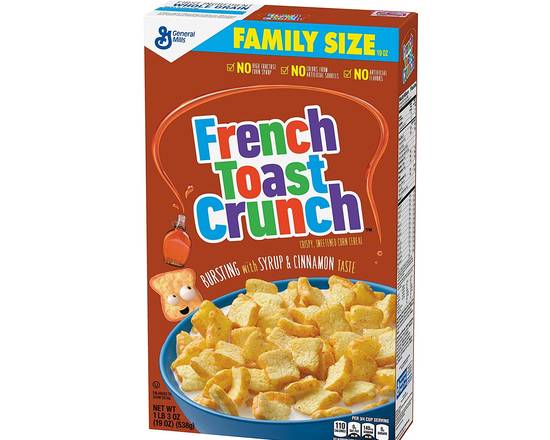 Order French Toast Crunch Family Size  food online from Fresko Market store, Miami on bringmethat.com