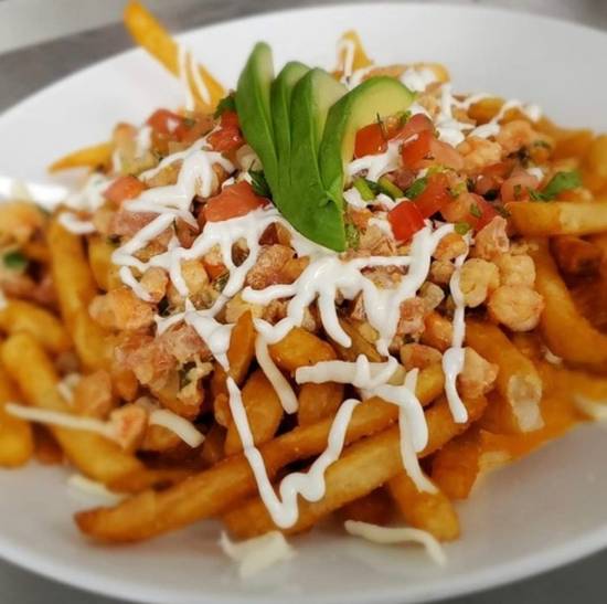 Order Super Fritas de Camarones food online from Isla del Mar store, Omaha on bringmethat.com