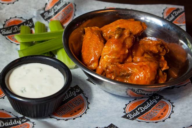 Order Chicken Wings food online from #204 Bad Daddy Burger Bar store, Greenwood Village on bringmethat.com
