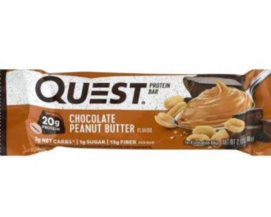 Order Quest Chocolate Peanut Butter Protein Bar food online from Shell store, Tampa on bringmethat.com