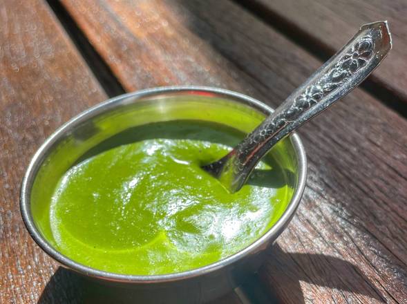 Order Cilantro Chutney (GF, VEGAN) food online from Ghee Indian Kitchen store, Miami on bringmethat.com