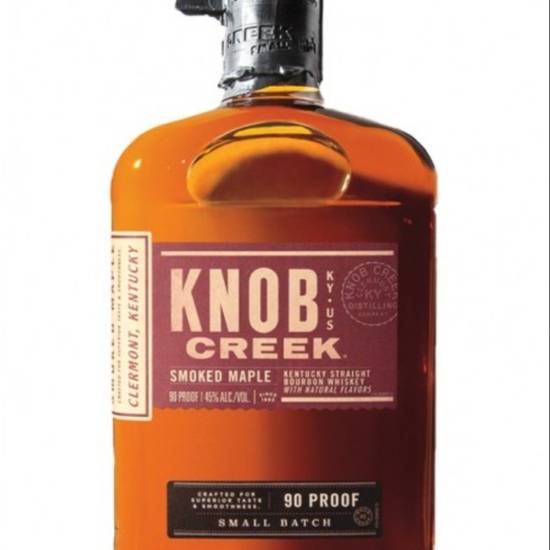 Order Knob Creek Smoked maple750ml 45%ABV  food online from Princess Liquors store, Port Saint Lucie on bringmethat.com
