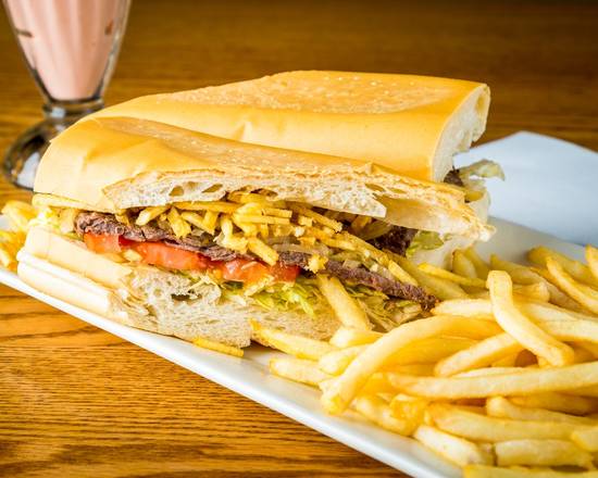 Order Pan con Bistec food online from Latin Cafe 2000 store, Miami on bringmethat.com