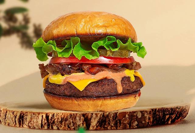 Order The Classic Vegan Burger food online from The Loaded Vegan store, Homestead on bringmethat.com
